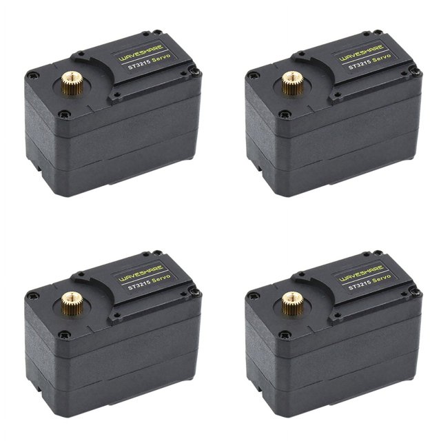 4X Encodeur Magnétique Programmable à Couple Élevé 30Kg 360 Degrés Bus Série Servo ST3215 Retour Bidirectionnel 12V