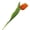 Orange, variant on Single Branch Simulation Flower Easy Care Realistic No-fading No Withering Table Centerpiece Artificial Tulip for Wedding
