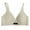 White, variant on Jelly Bras for Women Push Up Cloud Feel Wireless Bra Soft Support Smooth Side Jelly Strips Comfort for Small Bust Green M