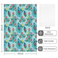thumbnail image 2 of 2 Pcs Pioneer Flower Floral Print Pattern Kitchen Towels, Funny Microfiber Dish Towel Set, 18" X 26" Tea Towels, 2 of 6