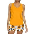 thumbnail image 1 of Conjunto de 3 piezas Bandeau Trajes de baño para mujer Fit Baño Blouson Swim Camis Vest + Tank Top + Shorts Fridja  nalpqowj61385, 1 of 8