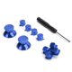 thumbnail image 2 of Joystick de metal Bling Bling para PS4 Reemplazo azul, 2 of 12