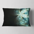 thumbnail image 2 of Designart 12" x 20" Blue Polyester Throw Pillow, 2 of 5