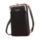 thumbnail image 4 of Crossbody Cell Phone Purse Crossbody Phone Bag Mujeres Niñas con correa ajustable Negro Yuyangstore Monedero del teléfono celular, 4 of 8