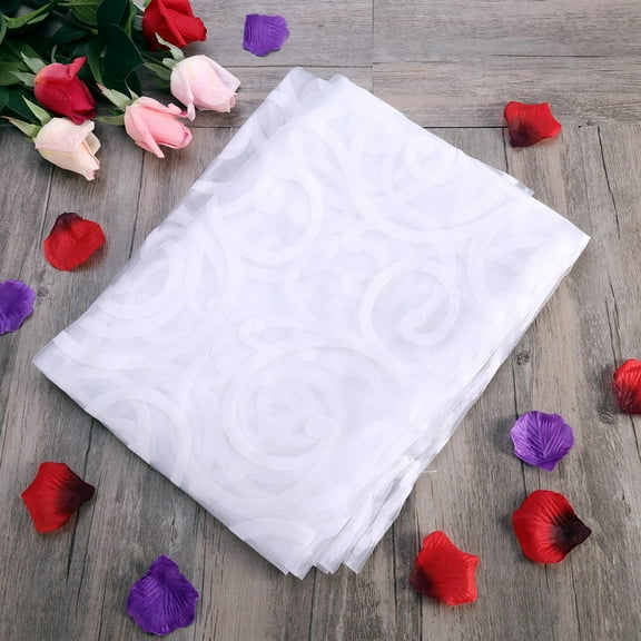 TAILTOSS 1Pcs White Voile Curtains Plain Net For Bedroom Living Room And Dining Room Privacy