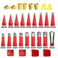 thumbnail image 3 of Kyusrd Summer Savings Practical Tools for Home Kitchen!Integrated Rubber Nozzle Kit 2024 New Cartridge Nozzles In Various Sizes Clear Rubber Nozzles 30 Pcs, 3 of 9