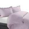 100% Cotton Duvet Cover Sets 450 Thread Count Solid - King/California King - Lilac