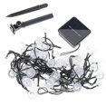 thumbnail image 1 of Outdoor solar light garland 7m with 50 LED bulbs, cool white, 1 of 5