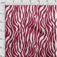 thumbnail image 2 of oneOone Cotton Cambric Bright Crimson Red Fabric Skins Animal Quilting Supplies Print Sewing Fabric By The Yard 56 Inch Wide, 2 of 4