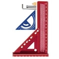 thumbnail image 4 of Professional Triangle Ruler Feature Anodized Surfaces Enhances Durability MultiAngle Measuring Ruler For Technical Draw, 4 of 8