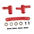 thumbnail image 3 of Kokiya 1/16 RC Car Steering Assembly RC Parts Aluminum Alloy Easy Installation Metal Fittings with Bearings for 16101 02 03 04 16106 Red, 3 of 9