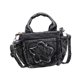 thumbnail image 1 of Bolso de hombro vaquero retro, informal, moderno, práctico y elegante para mujer. Negro, 1 of 9