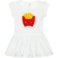 thumbnail image 3 of Inktastic French Fries Funny Food Girls Baby Dress, 3 of 5