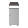 thumbnail image 2 of Hirsh Metal Mobile Locking Podium for Classroom or Office Arctic Silver/Charcoal, 2 of 3