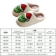 thumbnail image 2 of Para zapatillas de peluche de Grinch, zapatillas térmicas planas cómodas zapatillas para el hogar esponjosas para el monstruo verdes peludos para dormitorio interior, 2 of 9