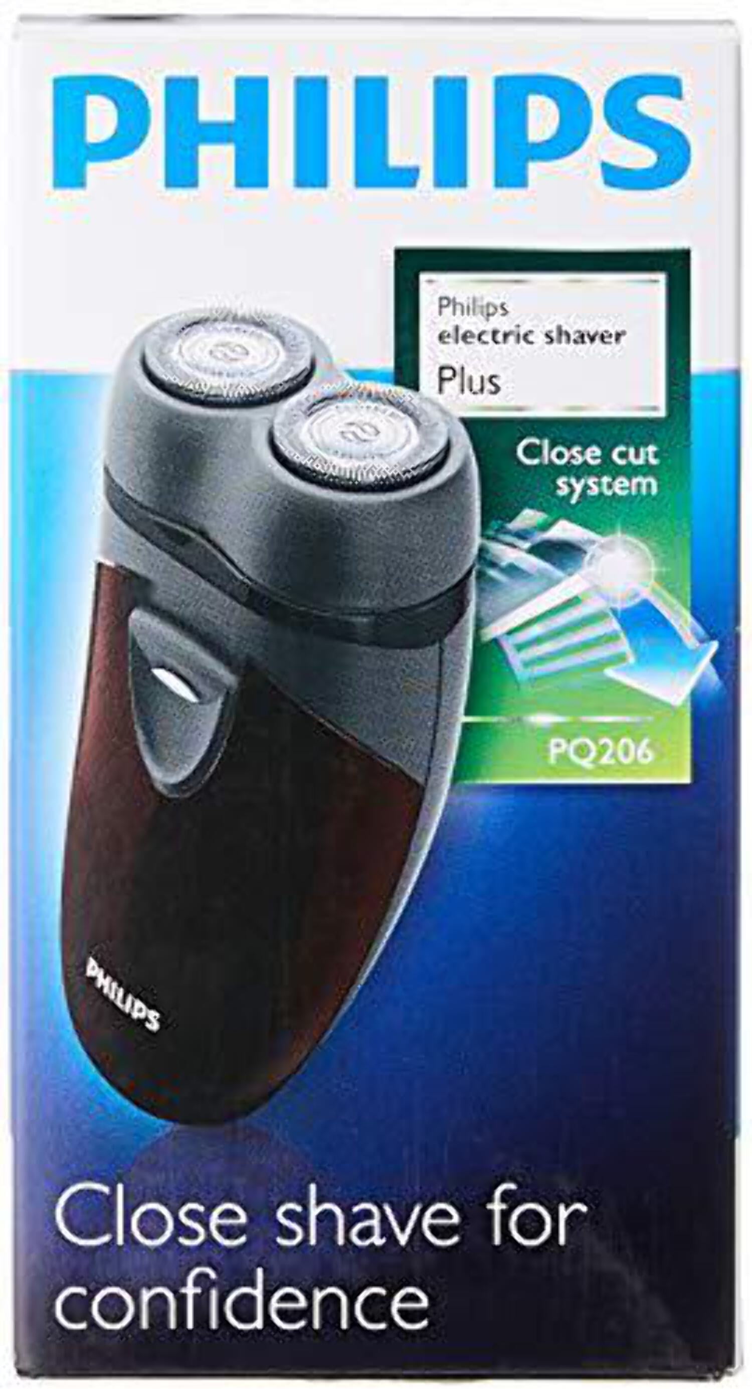 Philips PQ206 Cordless Electric Shaver, Comfortable to Carry /GENUINE