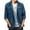 Blue, variant on Pitauce Men's Suede Jacket Lapel Collar Button Down Long Sleeve Shirts Vintage Hoodless Casual Loose Fit Top Coat with Pocket