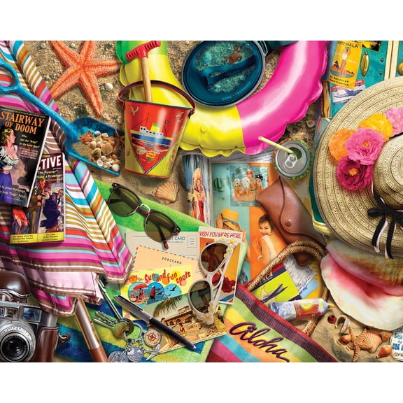 Springbok 1000 Piece Nostalgic Vacation Jigsaw Puzzle for Adults  - Made in USA