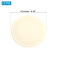 thumbnail image 2 of Cubierta de taburete de bar Uxcell de 9.5", paquete de 3, cubierta de cojín para taburete de 11"-16", color crema, 2 of 7