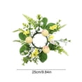 thumbnail image 3 of Decoración de coronas de Pascua, corona de huevos de Pascua, plástico, multicolor, decoración primaveral, fácil de colgar, vibrante para puertas o paredes para fiestas navideñas, 3 of 6