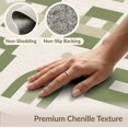 thumbnail image 6 of ODIKA 9'x12' Olive Green Modern Geometric Arch Pattern Washable Area Rug Contemporary Abstract Minimalist Scandinavian for Great Room, Indoor Concept, Large Living Low Pile, Flatwoven, 6 of 7