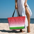thumbnail image 5 of Rocae Watermelon for Large Women's Waterproof Beach Bag Tote with 7 Pockets Pool Bag for Travel Gym Vacation, 5 of 6