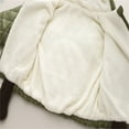 thumbnail image 4 of SEAOPEN Toddler Girls Boys Fleece Hoody Jacket Zip Up Teddy Coat Warm Winter Outwear with Pockets Green,3 Years, 4 of 6