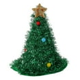 thumbnail image 5 of Shoreew Christmas Tree Hat Glitter Tinsel Santa Hat for Adults Children Funny Holiday Party Acceesory for New Year Christmas Supplies, 5 of 6