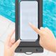 thumbnail image 5 of Funda impermeable para teléfono Estuche impermeable universal para móviles | PVC con certificación IPX8 | Se adapta a smartphones de hasta 6,5" | Pantalla táctil frontal transparente | Cordón seguro, 5 of 7