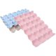 thumbnail image 2 of 4 Pcs Egg Container, Plastic Egg Container, Stackable Egg Holder, Refrigerator Non-slip Egg Storage, 2 of 5