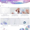 thumbnail image 5 of Tutuviw 16Pcs 90s Hanging Swirl Decorations Iridescent CD Disc Theme Party Supplies 90's CD Disco Hanging Swirls for 90s/2000s Birthday Party & Baby Shower Music Ceiling Streamers with Glossy Finish, 5 of 7