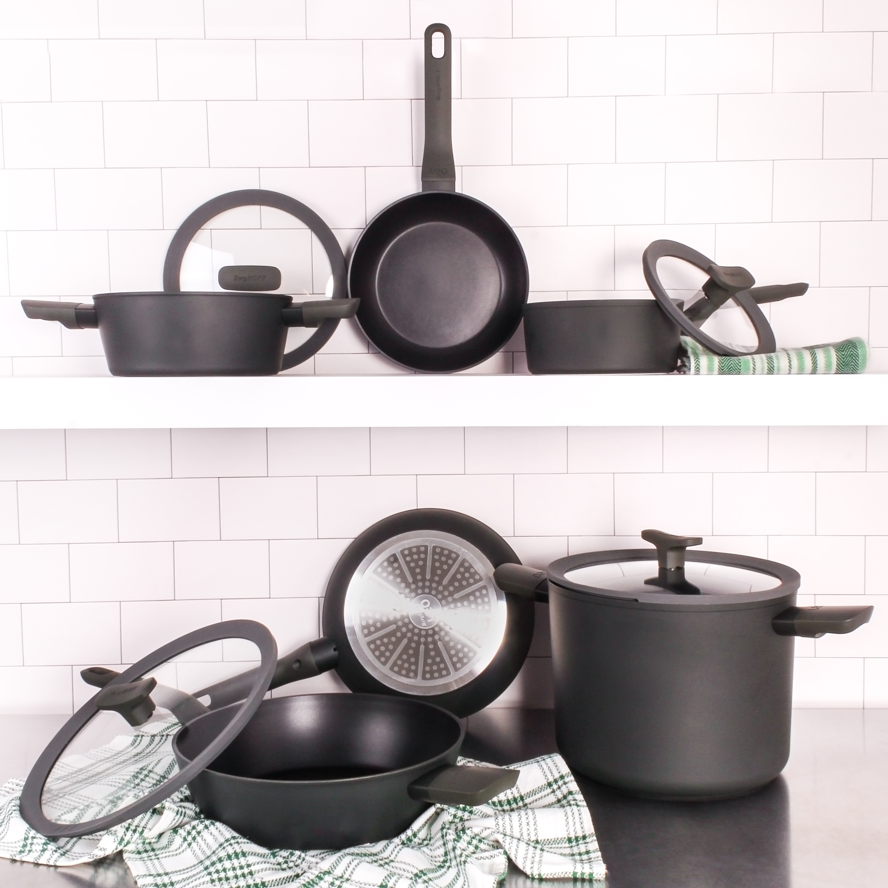 BergHOFF Leo Non-stick Fry Pan 11", Black