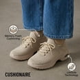 thumbnail image 4 of Cushionaire Blaze Stretch Knit Lace Up Sneakers for Women - Slip-On Supportive Walking Shoes with Arch Support and Memory Foam, 4 of 17