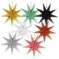 thumbnail image 4 of 9 Boda Navidad Cumpleaños de Decoración Colgante , Negro Yotijar Paper Star, 4 of 10
