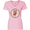 thumbnail image 3 of Inktastic German Shepherd Dog Art Gift Women's V-Neck T-Shirt, 3 of 5