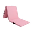 thumbnail image 2 of Esterilla fitness, almohadilla equilibrio para gimnasia con asas transporte, para ejercicios core, antideslizante, gruesa, portátil, para rosa claro, 2 of 8