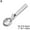 B, variant on SharkTRUE Ice Cream 3 Cookie for Baking Steel Ice Cream Scooper Sc Portion Dishers Scoops,