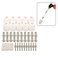 thumbnail image 2 of 60Pcs Pt31 Lg40 Plasma Cutter Electrode Tips Cup Extended Nickel Plated Kit, 2 of 9