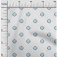 thumbnail image 1 of oneOone Viscose Chiffon Fabric Circle Ikat Printed Craft Fabric BTY 42 Inch Wide, 1 of 4