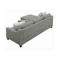 thumbnail image 4 of McLoughlin Upholstered Sectional Charcoal, 4 of 5