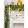 thumbnail image 7 of Christmas Decorations Indoor, 5.9 Feet Northfolk Pine Garland Christmas Garland for Mantle, Mantle Christmas Garland, Cedar Garland Real Touch Norfolk Pine Stems, 7 of 7