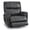 Dark Grey, variant on MCombo Large Dual Motor Power Recliner Chair for Tall Person, Infinite Position Sleep Recliner for Living Room, Faux Leather, Cream White