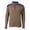Brown, variant on A4 Short Sleeve Birds-Eye Mesh Crew For Men in Black | N3252
