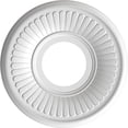 thumbnail image 5 of Ekena Millwork 10"OD x 3 1/2"ID x 3/4"P Berkshire Thermoformed PVC Ceiling Medallion (Fits Canopies up to 4 1/2"), Metallic Antique Brass, 5 of 10