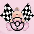 thumbnail image 2 of CafePress - Lil Race Winner Baby Girl Infant Bodysuit - Baby Light Bodysuit, Size Newborn - 24 Months, 2 of 4