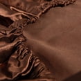 thumbnail image 3 of Lorviah Satin Fitted Crib Sheet for Standard Crib & Toddler Mattress - 28"x52" - Soft Smooth, Coffee, 3 of 5