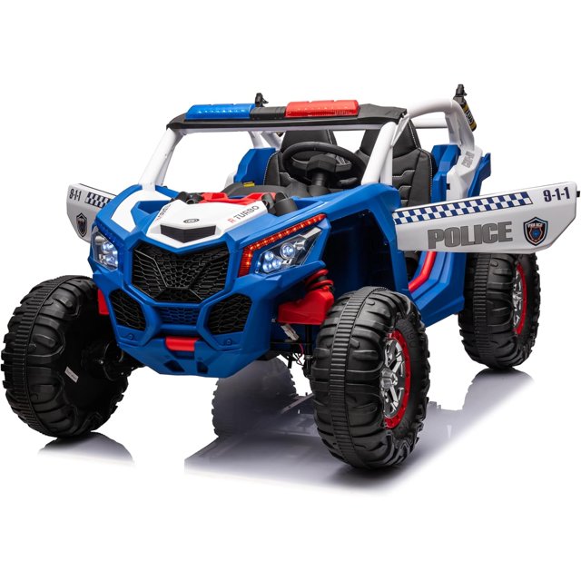 24V 2-Seater UTV, 4WD 300W Electric Car with Remote Control & 4 Shock Absorbers