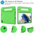 thumbnail image 5 of LTROP Kids Case for Samsung Galaxy Tab A8 10.5 2022, Galaxy Tab A8 Case, Light Weight Shockproof Handle Stand Kids Case for Samsung Galaxy A8 Tablet 10.5 Inch 2022 (SM-X200/X205/X207), Green, 5 of 8