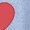 HEATHER CHAMBRAY BLUE, variant on Star Wars - Grogu Heart Vday Women's Short Sleeve Graphic T-Shirt