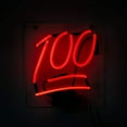 thumbnail image 2 of Ampedco | Amped Co 100 Emoji Real Neon Wall Light Indoor Decorative Sign, 2 of 6